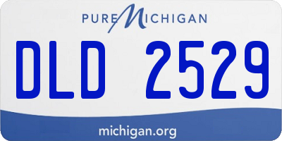 MI license plate DLD2529