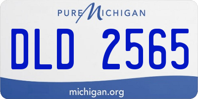 MI license plate DLD2565