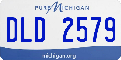 MI license plate DLD2579