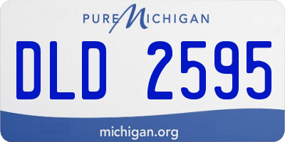 MI license plate DLD2595