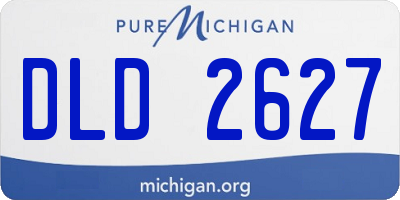 MI license plate DLD2627
