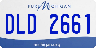 MI license plate DLD2661
