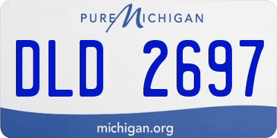 MI license plate DLD2697