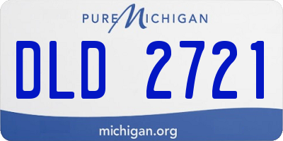 MI license plate DLD2721