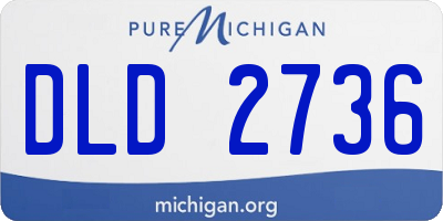 MI license plate DLD2736