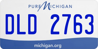 MI license plate DLD2763