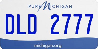 MI license plate DLD2777