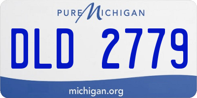 MI license plate DLD2779