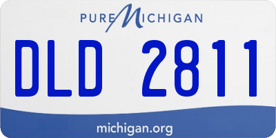MI license plate DLD2811