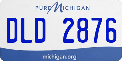MI license plate DLD2876
