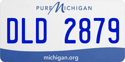 MI license plate DLD2879