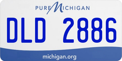 MI license plate DLD2886