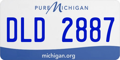 MI license plate DLD2887