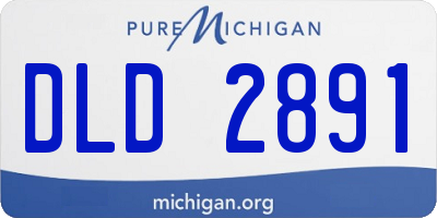 MI license plate DLD2891
