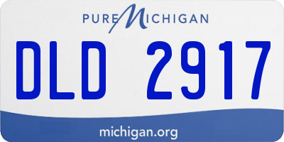 MI license plate DLD2917
