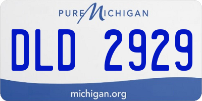 MI license plate DLD2929