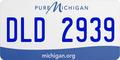 MI license plate DLD2939