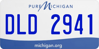 MI license plate DLD2941