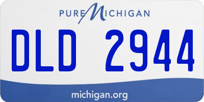 MI license plate DLD2944