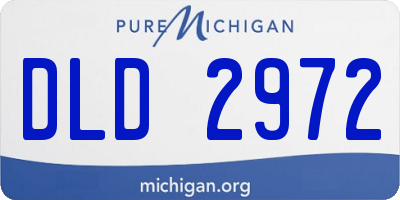 MI license plate DLD2972