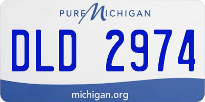 MI license plate DLD2974