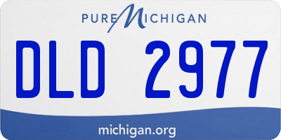 MI license plate DLD2977