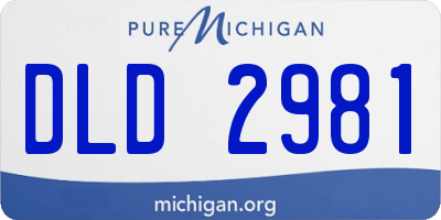 MI license plate DLD2981