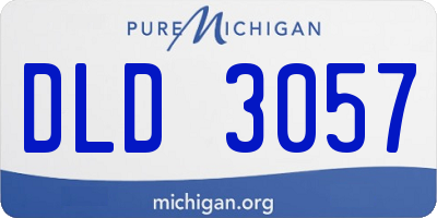 MI license plate DLD3057