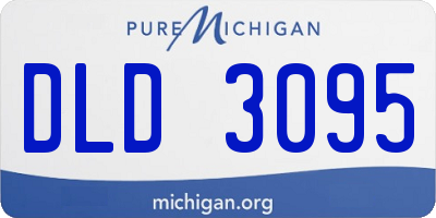 MI license plate DLD3095