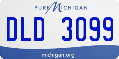 MI license plate DLD3099