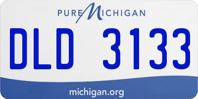 MI license plate DLD3133