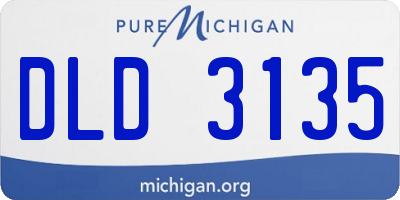 MI license plate DLD3135
