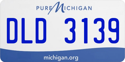 MI license plate DLD3139