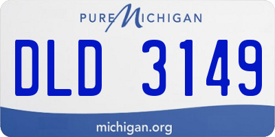 MI license plate DLD3149