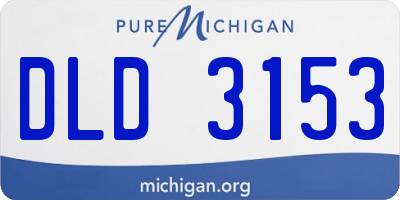 MI license plate DLD3153