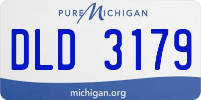 MI license plate DLD3179