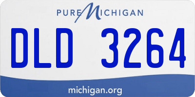 MI license plate DLD3264