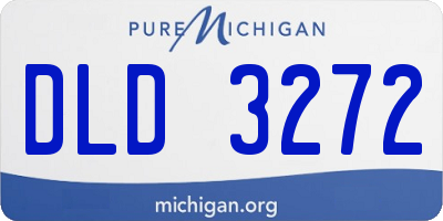 MI license plate DLD3272