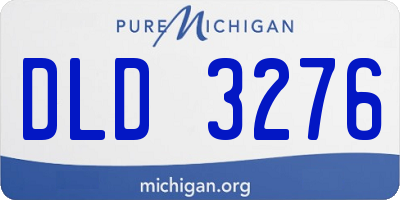 MI license plate DLD3276