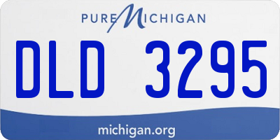 MI license plate DLD3295