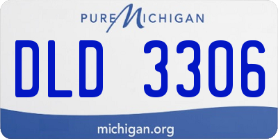 MI license plate DLD3306