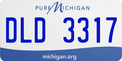MI license plate DLD3317