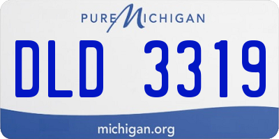 MI license plate DLD3319
