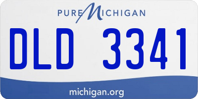 MI license plate DLD3341