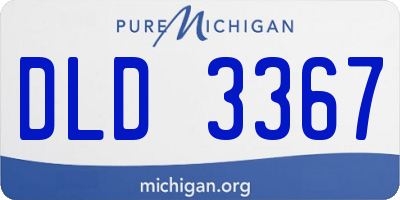 MI license plate DLD3367