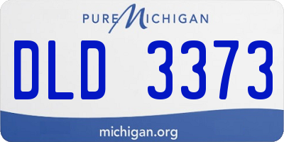 MI license plate DLD3373