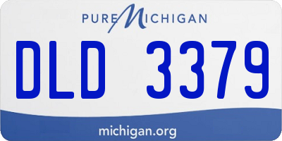 MI license plate DLD3379