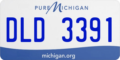 MI license plate DLD3391