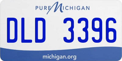 MI license plate DLD3396