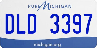 MI license plate DLD3397